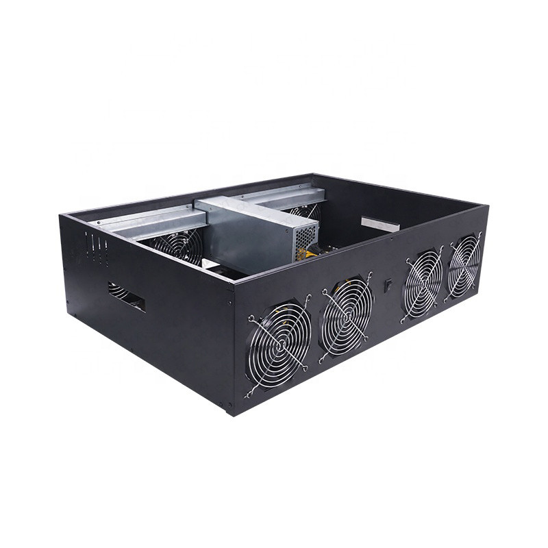 65mm Spacing Ethereum Mining Rig Machine 8 GPU 4GB DDR3 1600