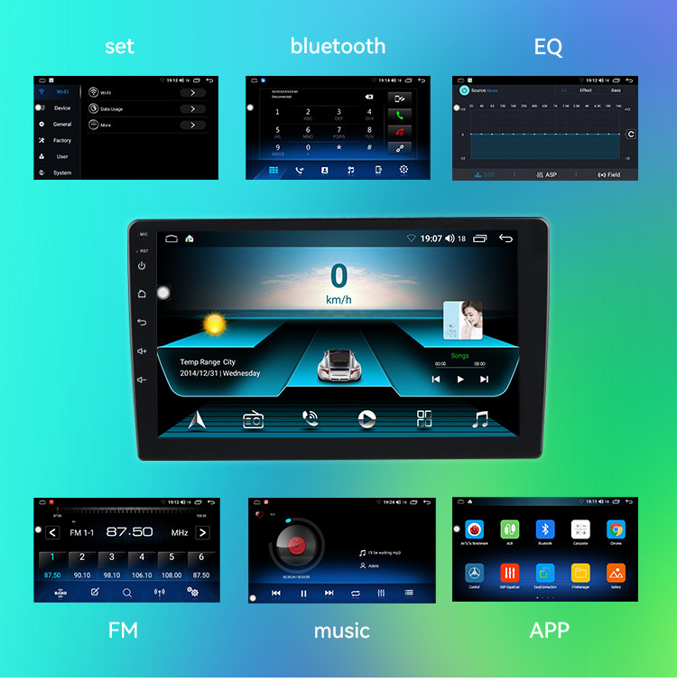 FCC 2 Din Android Car Dvd Player