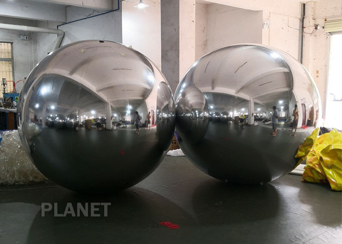 Large Inflatable Mirror Ball For Ceremonies / Festival Decoration