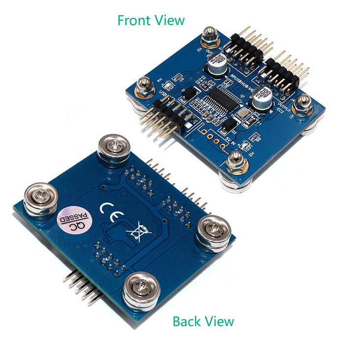 3mil Flexible PCB Wireless Usb 2.0 Hub Mouse 10mm Board 5V LED Indicator