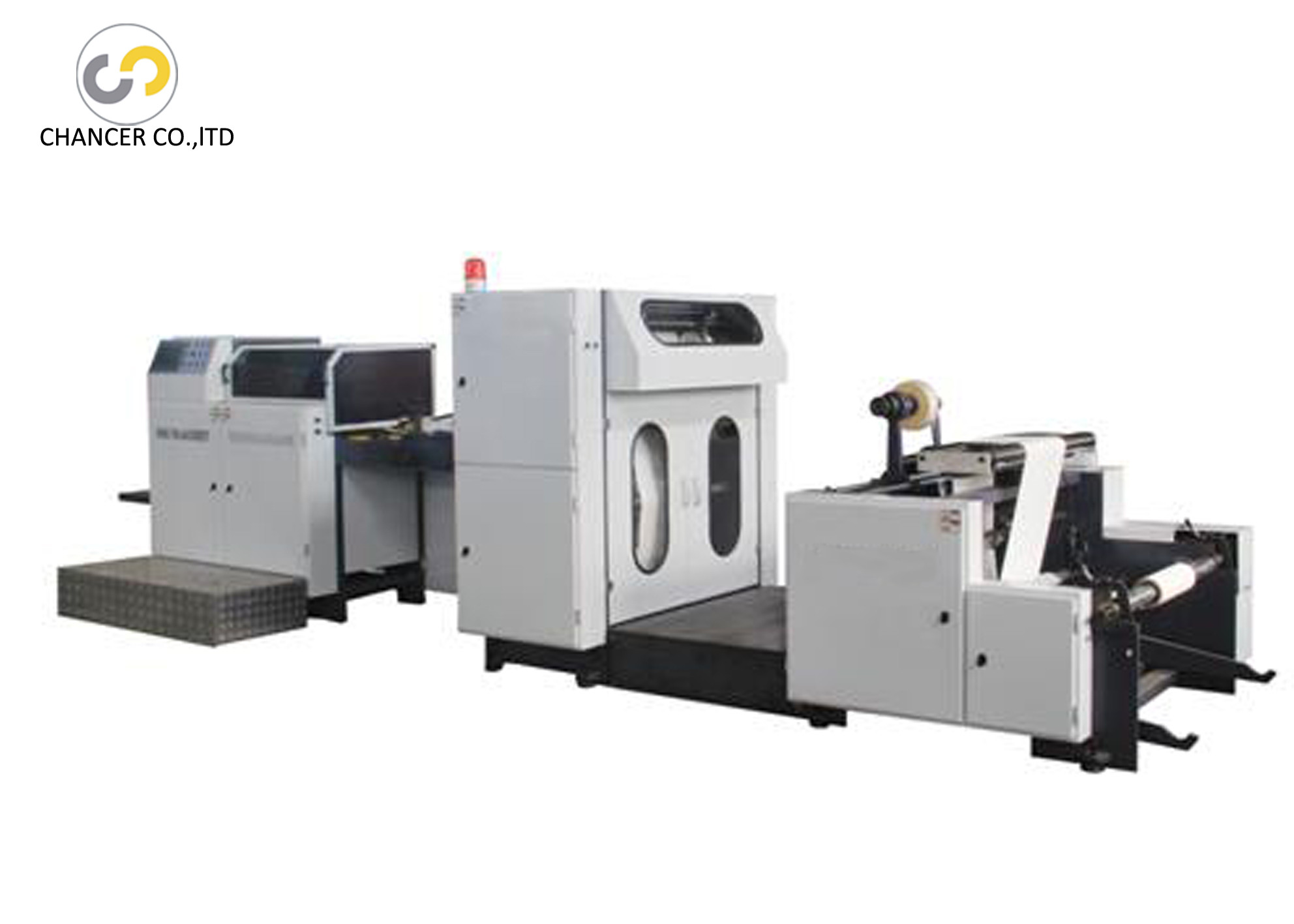 Automatic V bottom small brown kraft food paper bag making machine