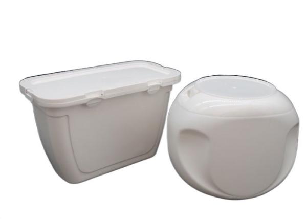 White Color Laundry Gel Box Durable PE Plastic Containers Detergent Bottle