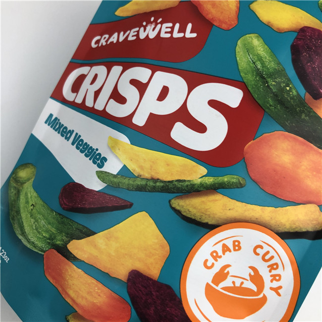 Custom Order Accepted Snack Chips Bag Packaging with Resealable and Screen Printing Features