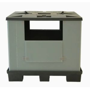Stackable Folding Pallet Container Logistics Collapsible HDPE Plastic Pallet Box