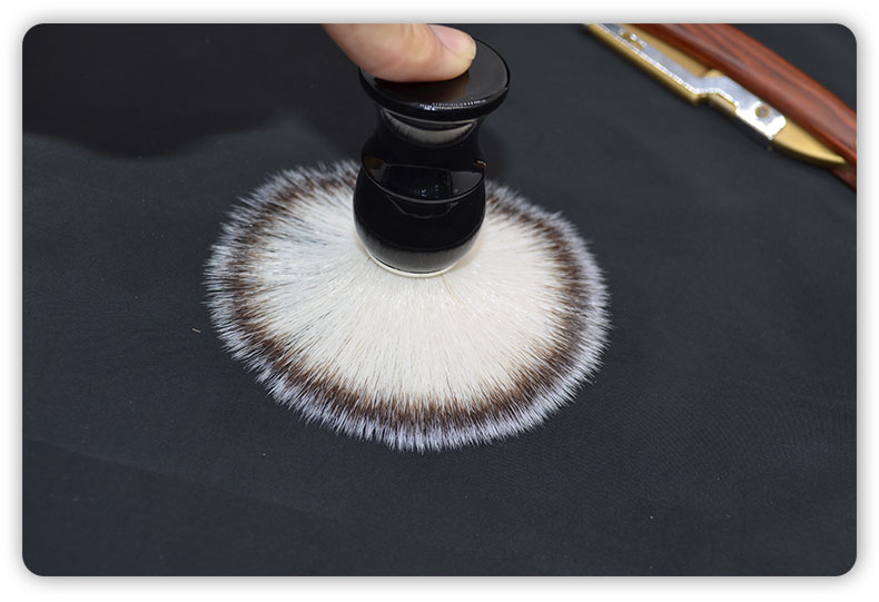 A Classic Black Customized Color Brush for Men Abeis Designer Travel Shaving Brush 2021