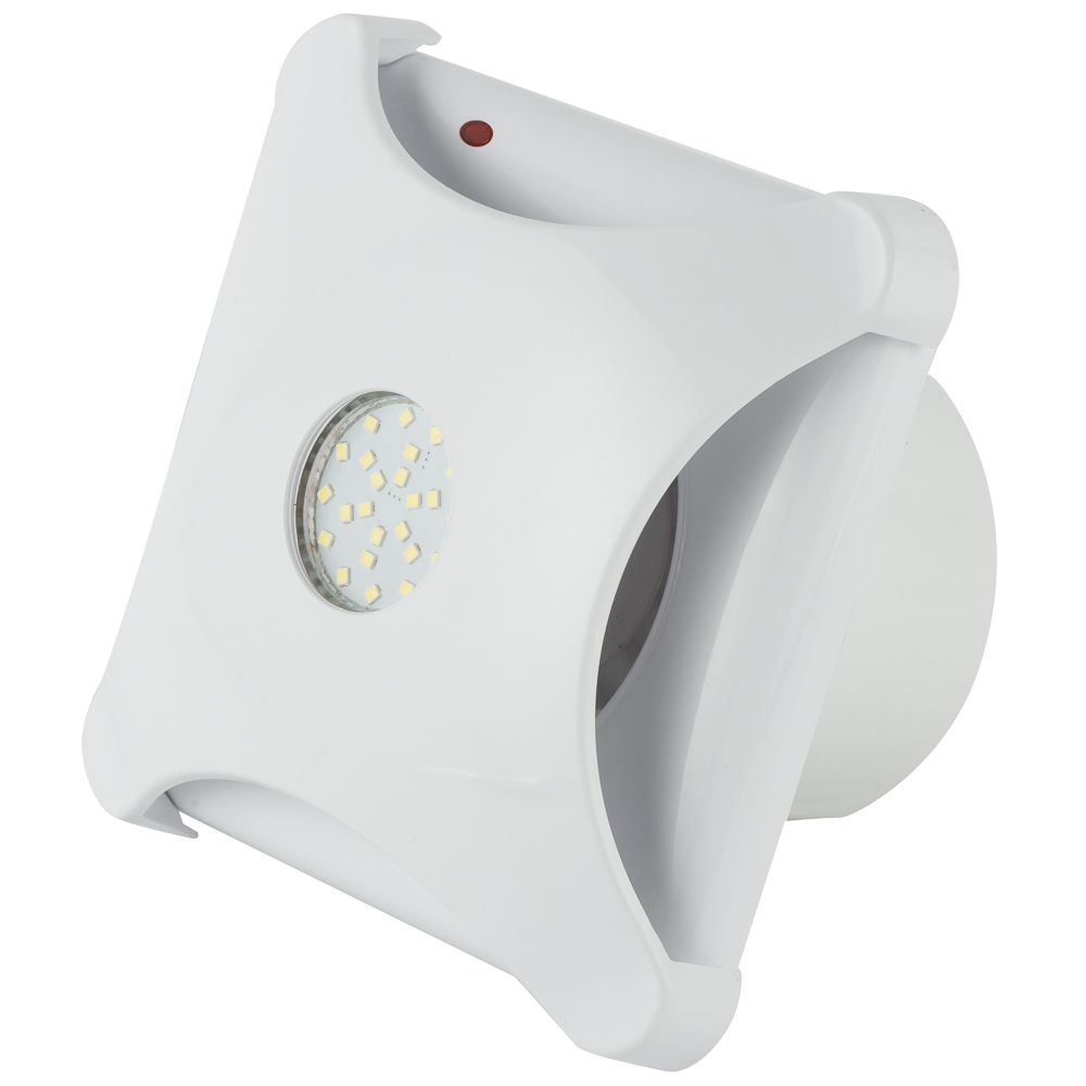 Plastic Blade 6 Inch 220V Silent Bathroom High Speed Ventilation Fan with LED Light Air Extractor Fan