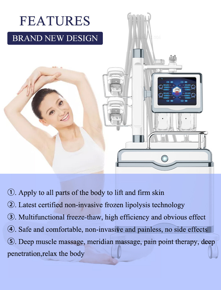 2020 New technology cryotherapy cryolipolysis body shaper slimming weight loss extracorporeal shock wave therapy equipme