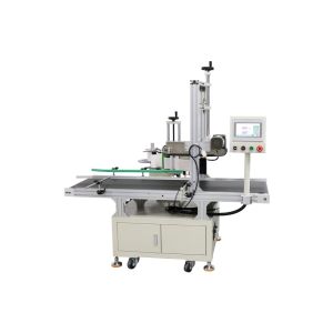 accuracy Plastic Adhesive Two Side Manual Pasting Automatic Flat Labeling