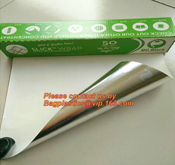 Bleached with Unbleached Greaseproof Paper for food wrapping,Environmental friendly and green greaseproof food packaging
