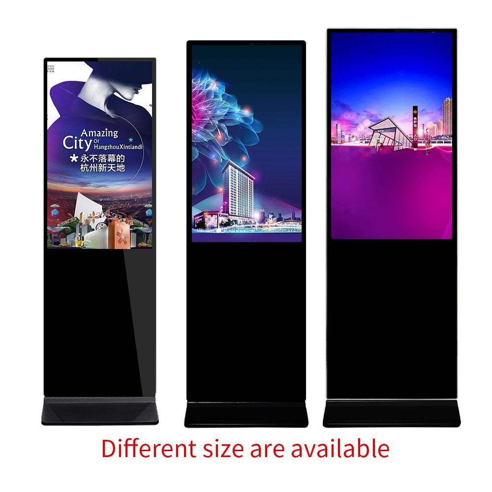 Outside 3G WIFI Module h264 Floor Standing Digital Signage