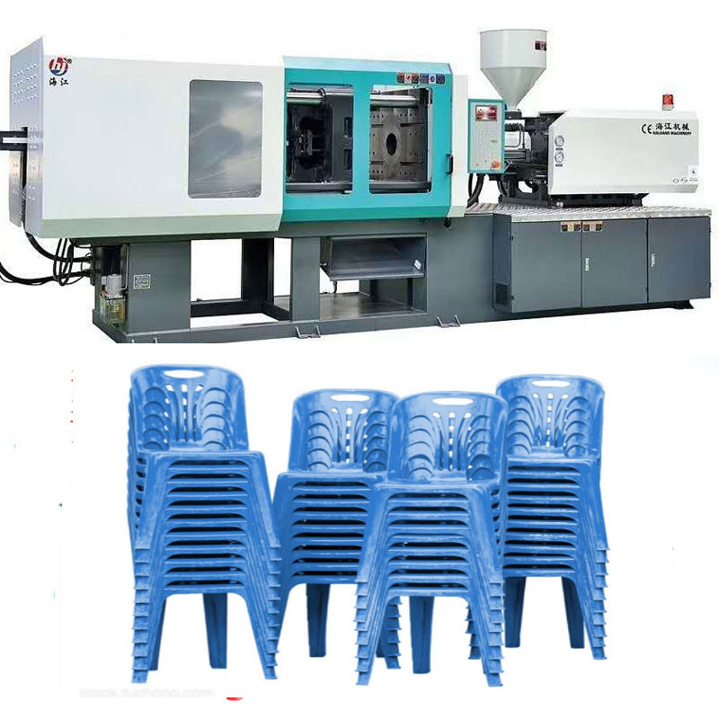 Automatic Plastic Chair Injection Moulding Machine With PLC Control System Shot Weight 50-100 G