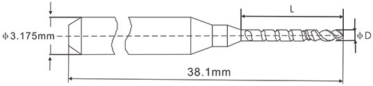 Inner Hole Wall PCB Alloy Tungsten Carbide Drill Bits