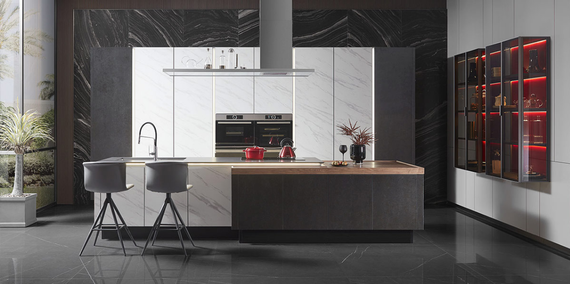 Polished/Matte Porcelain Tile Finish Full Body Sintered Stone Bench Top for Bathrooms
