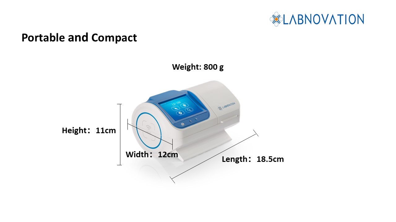 Portable Fully Automated HbA1c Analyzer For HbA1c Test Color Touch Screen