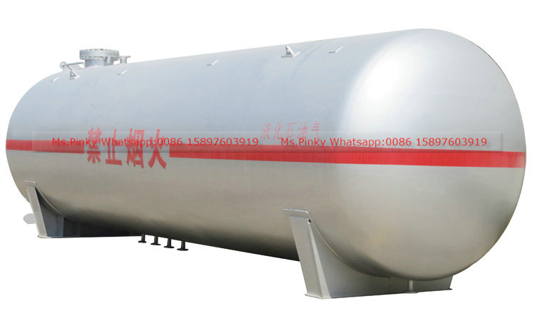 50000 Liters 25 Tons 5 M3-200 M3 LPG Cooking Gas Storage Tank Autogas Station Tank Low Price for Sales