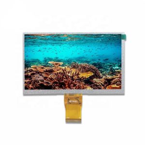 RGB 24bits 500Cd/M2 7 Inch Tft Touch Screen
