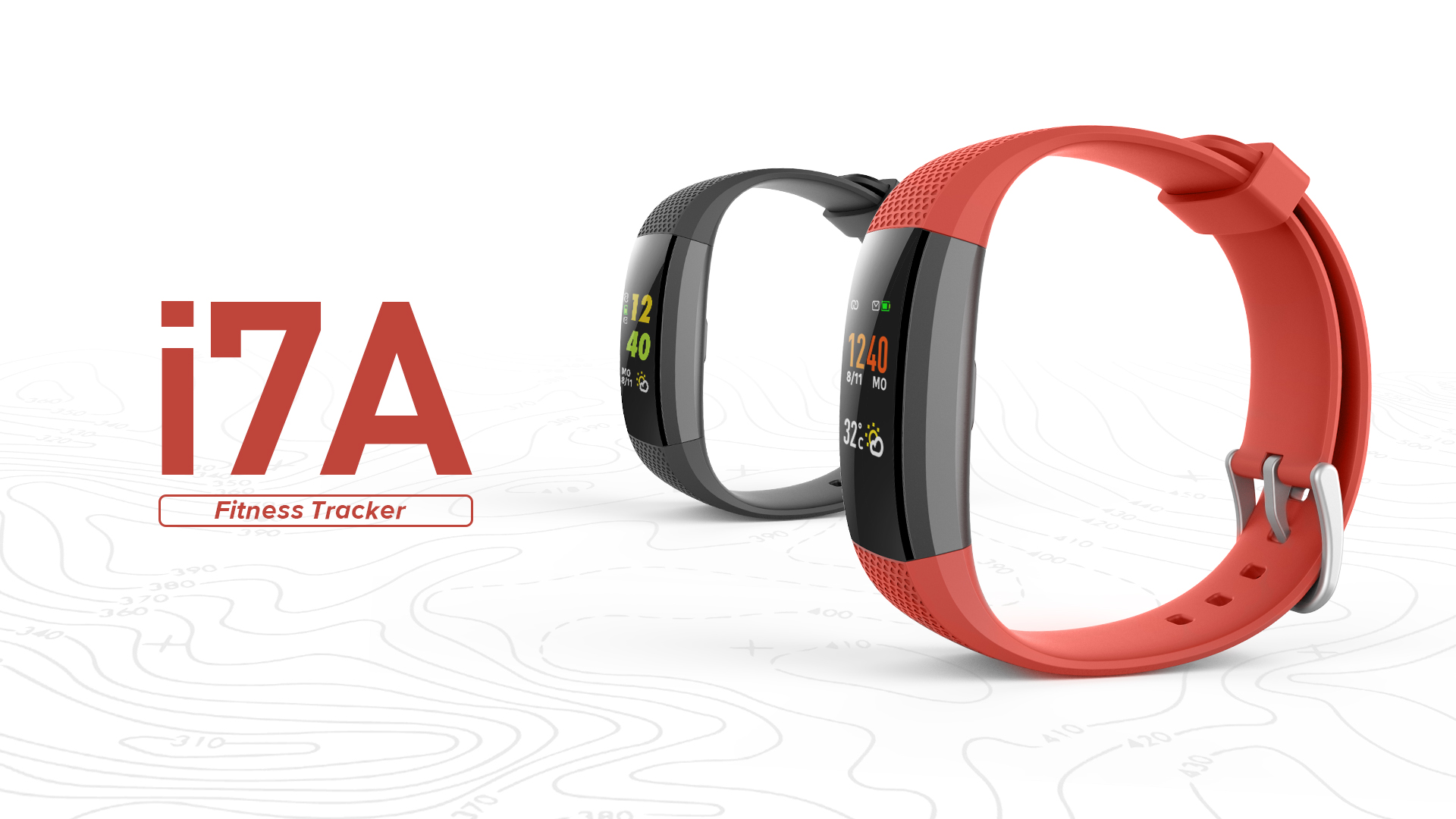 TFT Heart Rate Monitor 0.96 Inch Intelligent Health Bracelet