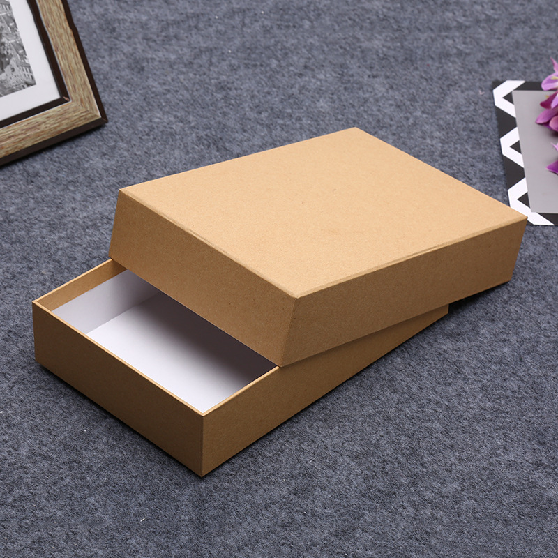 Customized Different Shape Personalized Shopping Recycled Kraft Mini Gift Box with Logo