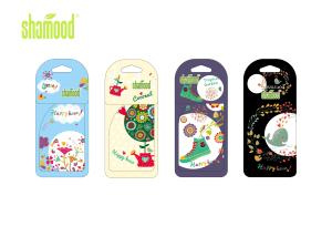  Nature Nice Smell Paper Air Freshener , Eco Friendly Auto Air Freshener Manufactures