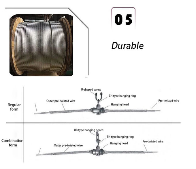 24B1 OPGW Fiber Optic Cable 24 Core 36 Core 48 Core 12 Core 50 150 Cross Section Power