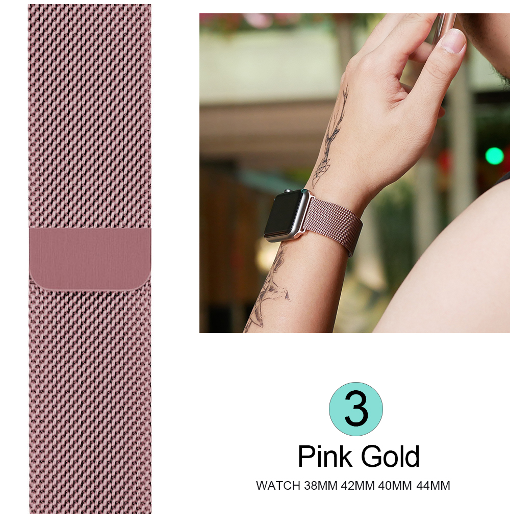 44mm metal bracelet smart Magnetic Closure Clasp 42mm watch charging band