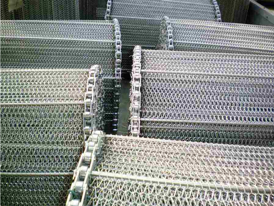 Professional High Temperature Conveyor Belt SS Chain Linked Plate Design