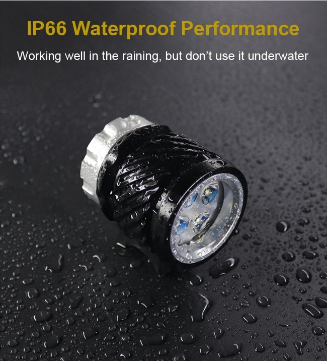 Durable and Water Resistant 2000 Lumens Bike Front Light Water Resistant