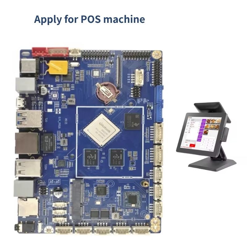 SPI Supported POS Motherboard with RJ11 6P6C Cash Box Interface and Wide Range of Display Compatibility