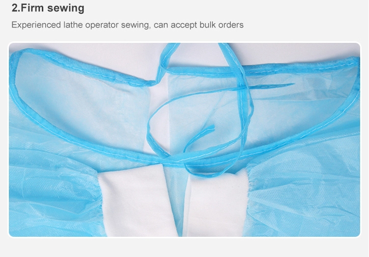 SGS Medical Isolation Gowns , Non Woven Patient Gown Class II