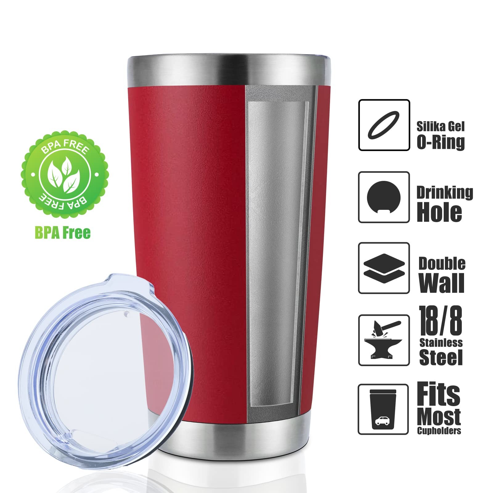 Factory Insulated Stainless Steel 20 Oz Travel Drink Cup Coffee Glass Small Water Bottle