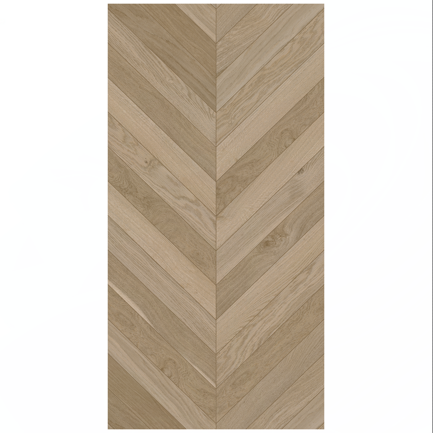 Matte Texture Solid Wood Fish Bone Pattern 60x1200 Tile for Classic Restaurant Floor