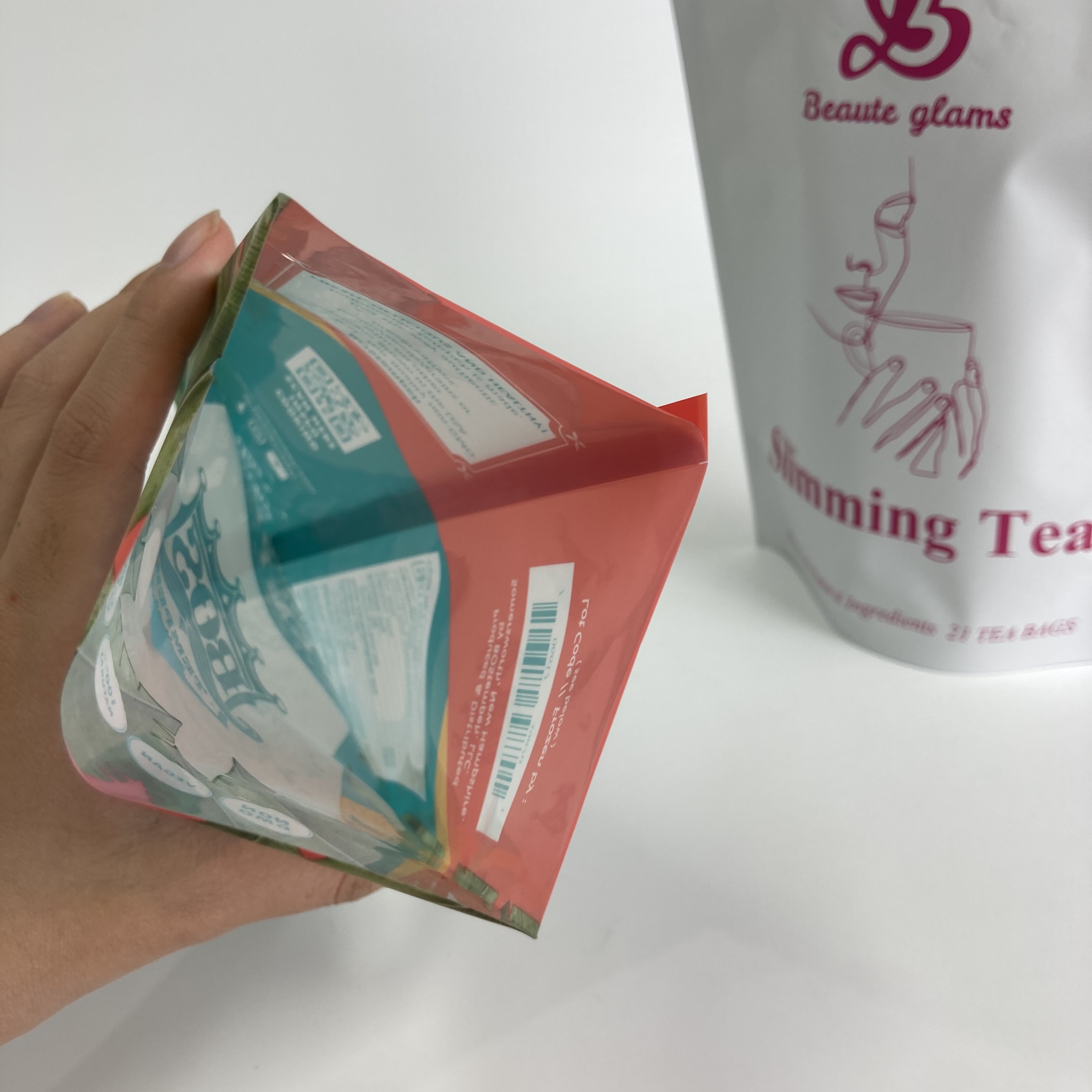 Gravure printing Snack Packaging Bags For Tempeh Seasoning With Window
