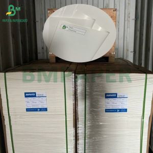 China 58gsm 60gsm LWC Light Weight Coated White Paper Sheets Form Two Sides Gloss on sale