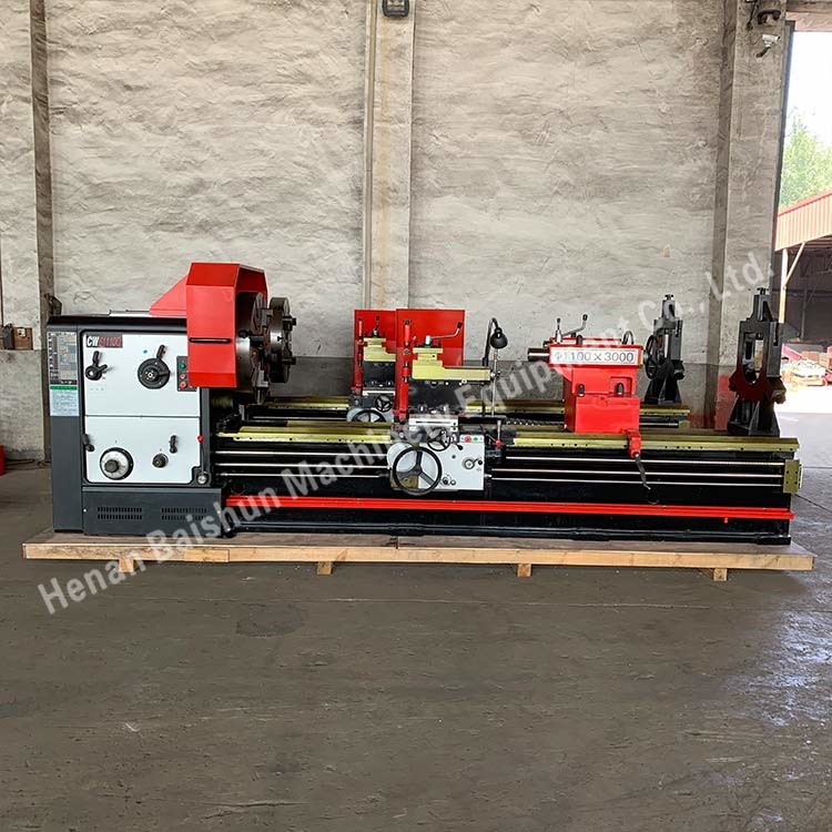 Industry Optimum Horizontal Lathe Machine Brake Disc Lathe Machine Metal Key Motor