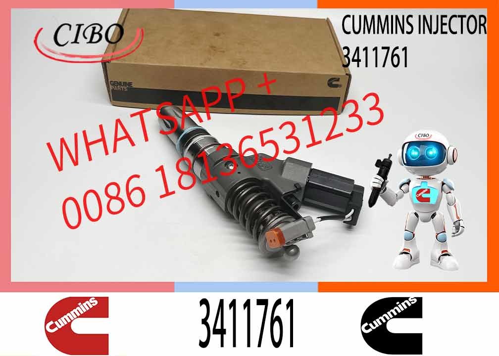 Diesel Fuel Injector Common Rail Injector 3411761 CUM-MINS M11 3411761 4903084 4061851 4902921 3411752 3411753 3411756