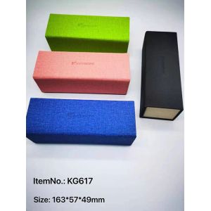 China Eco Friendly Cuboid Canvas Foldable Eyeglass Case Resit Compression on sale