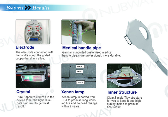 Intense pulsed light machine epilator pulsed light pigment removal