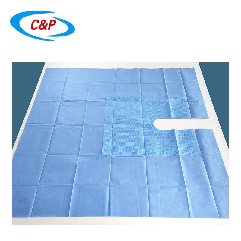 Disposable Waterproof SMS Sterile U Drape Surgical Split Sheet