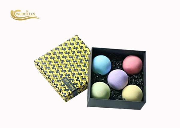 Luxury Bath Bomb Gift Set , Pretty Awesome Cute Bath Bombs With Natural