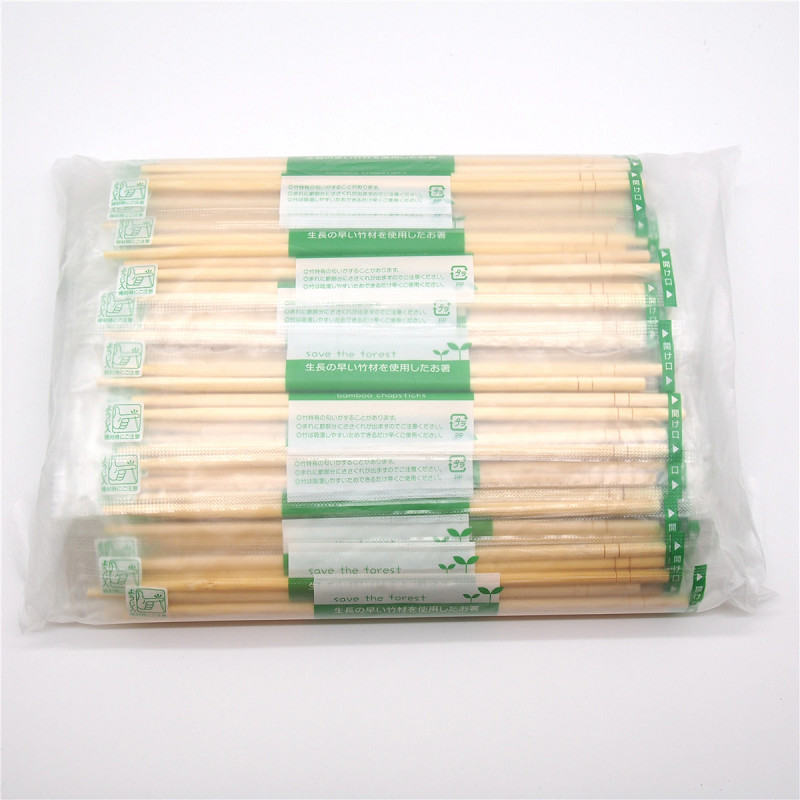 Custom Logo Round Bamboo Chopsticks Disposable