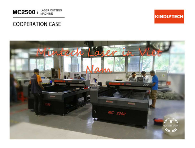 Servo Drive CO2 300w Laser Cutter 1250x2500 Mm For Exhibition