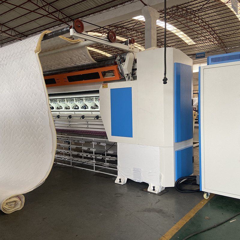 WV15 1500rpm Industrial Quilting Machine Chain Stitch For Quilts ZOLYTECH Mattress Machinery