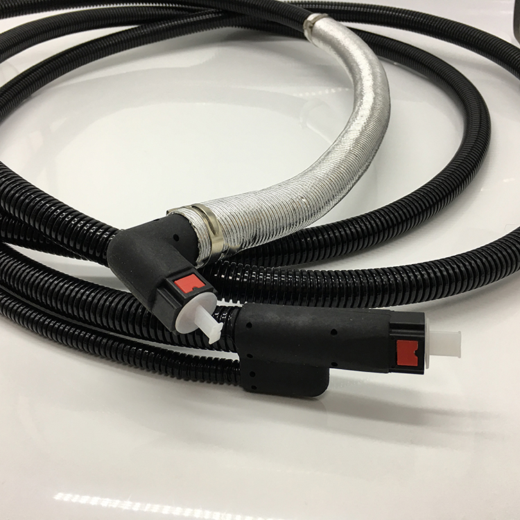 Black Heatable SCR AdBlue Lines SCR System Adblue Heating Hose