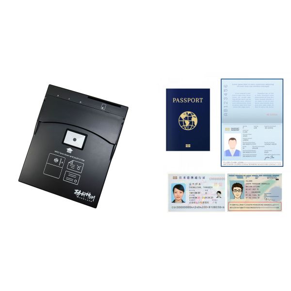 MEPR10-QR Multi-function Document Reader Scans ID Passport MRZ, Reading of Barcodes, RFID and SmartCard Chips