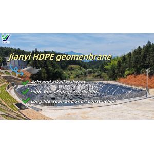  Chemical Resistant and Abrasion Resistant Geomembrane Liner with Low Permeability for Heap Leach Pads Manufactures