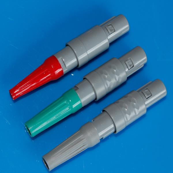 Quality Redel 4 Pin Straight Plug Plastic Circular Connectors For Medical Scanner for sale
