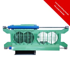 Front Stencil Mixing Extruder Pre-screen Extruder Block Making Machine