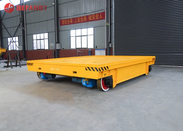 40 Ton Cast Steel Wheels Automated Guided Cart