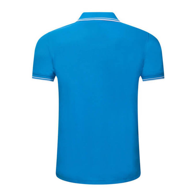 Durable Polyester Customize Your Own Polo Shirt High Intensity Laundry Wash Suitable
