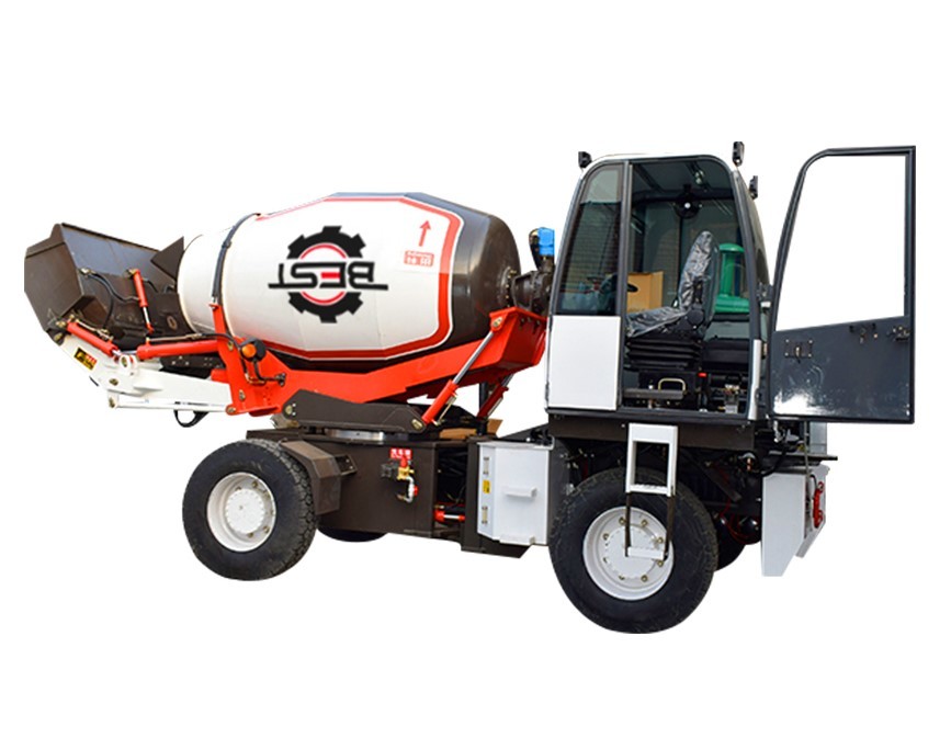 4.5M³ Mobile Concrete Truck Self Loading Electric Concrete Mixer Machine